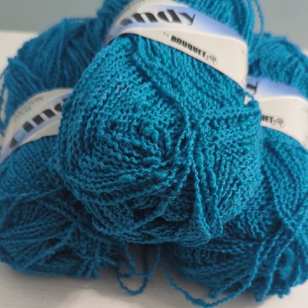 Cindy by Bouquet Turquoise Yarn Bundle of Three NWT